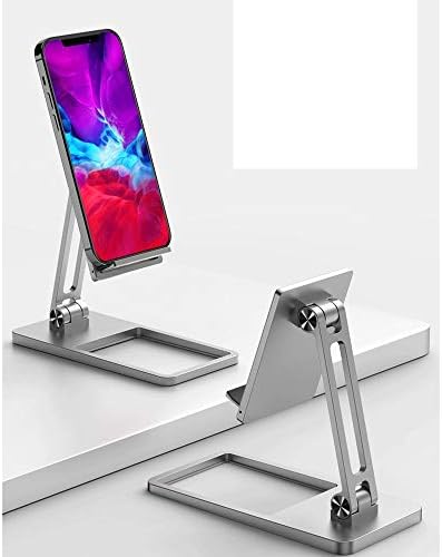 BBSJ All-Metal Tembel tablet telefon tutucu Evrensel Çift Katlanır cep tablet telefon Anahtarı Standı Alüminyum Masa