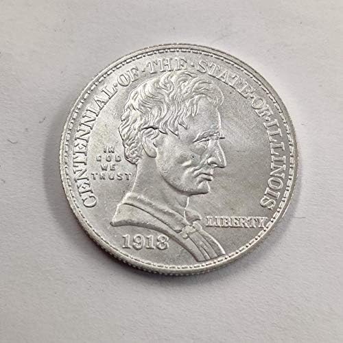 Kabartmalı Amerikan 1918 Linken Yaratıcı Paraları Mikro CollectionCoin Koleksiyonu hatıra parası