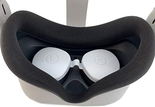 LXPVSA VR Lens Koruyucu Kapak Oculus Quest 2, Oculus Quest2 VR Aksesuarları Su Geçirmez Toz Geçirmez silikon lens
