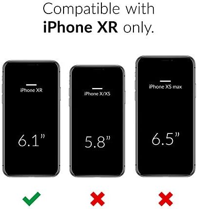 Crave iPhone XR Kılıf, Apple iPhone XR için Çift Koruma Koruma Serisi Kılıf (6.1 inç) - Siyah