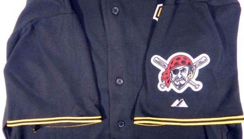 2012 Pittsburgh Pirates Jose Morales Oyun Siyah Forma PİTT33725 Yayınladı - Oyun Kullanılmış MLB Formaları