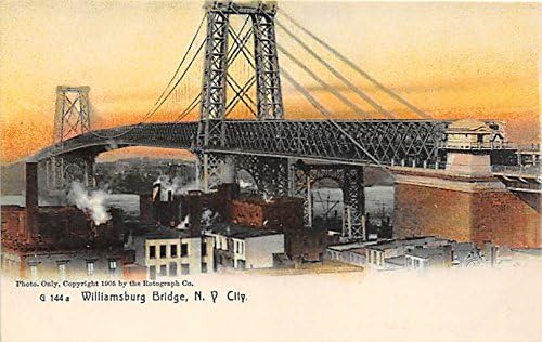 Williamsburg Köprüsü, New York Kartpostalı
