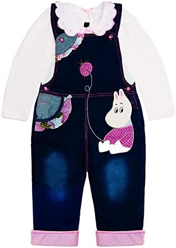 CHUMHEY Bebek Pantolon Seti, Yürümeye Başlayan Çocuk Genel Seti, Küçük Kız Genel Gömlek Sevimli Karikatür
