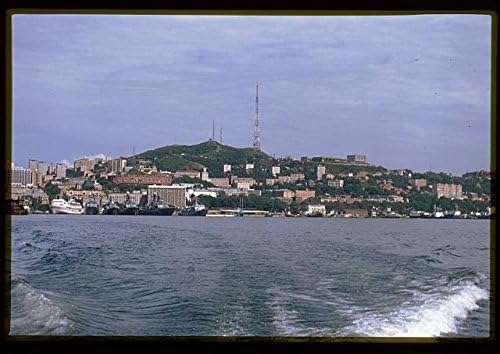 Tarihselfindings Fotoğraf: Vladivostok Limanı,Haliç Körfezi'nden manzara, Vladivostok, Rusya, Brumfield
