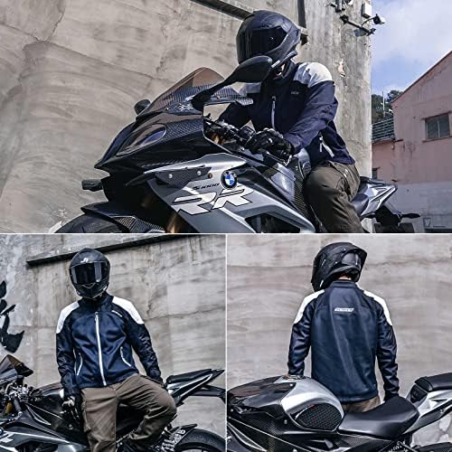Scoyco Motosiklet Ceket Erkekler İçin Tekstil Motosiklet süvari ceketi Motokros yarış ceketi CE Zırh koruyucu donanım