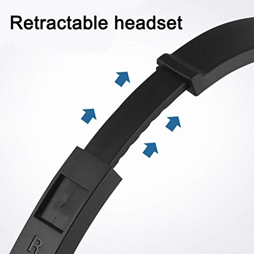 Kasıen Kablolu Kulaklık, Kablolu oyun kulaklığı mikrofonlu kulaklıklar İçin PS4 PC Dizüstü Telefon (Siyah)