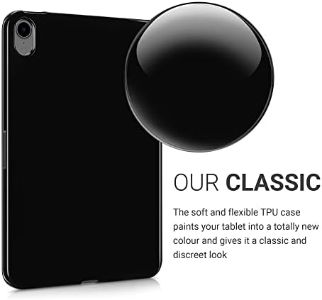 kwmobile TPU Silikon Kılıf Apple iPad Mini 6 ile Uyumlu 8.3 (2021) - Kılıf Yumuşak Esnek Şok Emici Kapak-Siyah