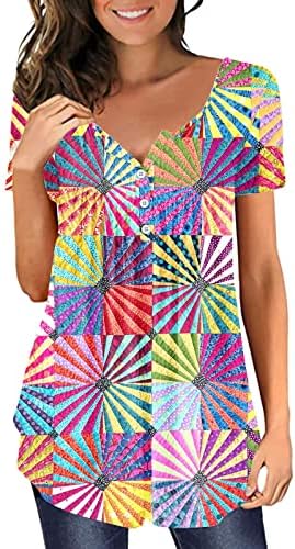 Kadın Gömlek Egzersiz Bayan Uygun Üstleri Gizlemek Göbek Tunik Yaz Kısa Kollu T Shirt Sevimli Spandex Kadınlar Uzun