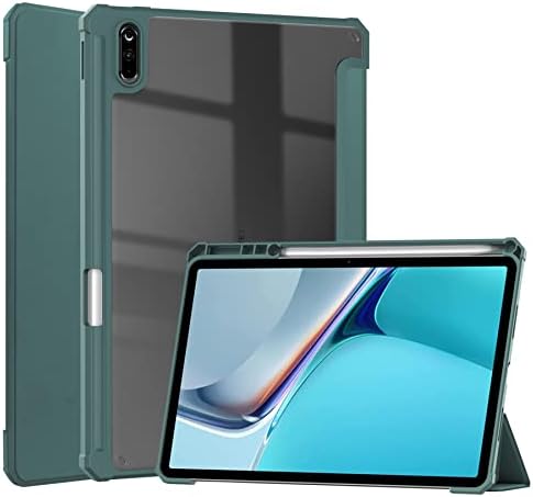 Huawei MatePad 11 Tablet 2021 Sürüm Modeli ile Uyumlu Tablet Arka Kapak Kılıfı Tablet Kılıfı, Kalem Tutuculu TPU İnce