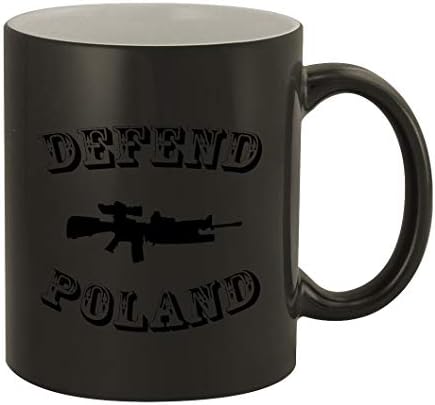 Yolun ortasında Savunmak Polonya 215-Güzel Bir Komik Mizah Seramik 11 oz Sihirli Renk Değiştiren Kahve Kupa Bardak