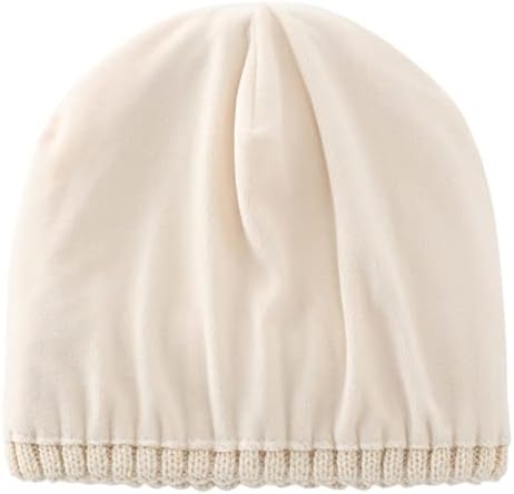 Connectyle klasik erkek sıcak kış şapka kalın örgü manşet bere kap astar ile
