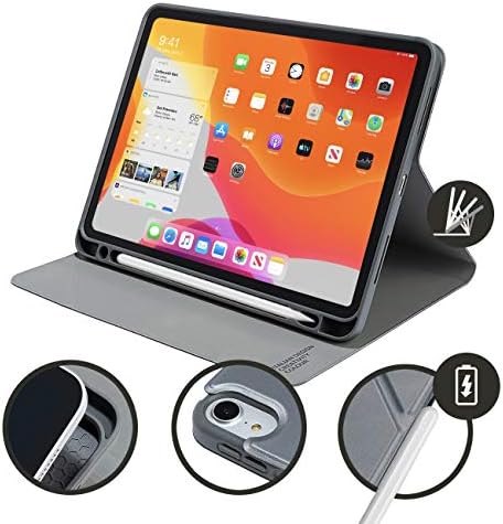 TUCANO Metal kasa ile Uyumlu 10.9 iPad Hava 2020 veya iPad Pro 11 Şarj için Kalem Yuvası ile