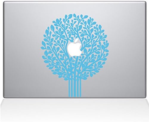 Çıkartma Gurusu 2064-MAC-15X-LB Hayat Ağacı Budama Sanatı Çıkartma Vinil Çıkartması, Açık Mavi, 15 MacBook Pro (