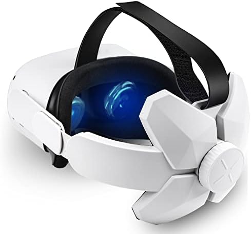 TechKen VR kafa bandı için Uyumlu Meta Quest 2, Oculus Quest 2 Aksesuarları Kafa Yastığı, yedek Elite Kayış Rahat