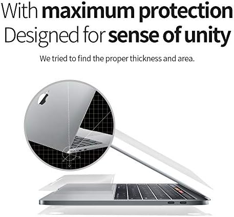 skoko [4'ü 1 arada] MacBook Pro 14 inç ile Uyumlu Tam Vücut Koruyucu Cilt Filmi 2021 2022 2023 M1 M2, Kabarcıksız,