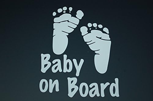 Gemide Bebek Ayakları Sticker Vinil Çıkartması Bir BOYUT ve RENK SEÇİN!! Araba Penceresi Dizüstü Bilgisayar Komik