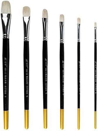 UXZDX CUJUX 6 adet resim fırçası Yuvarlak Sivri Boyama Fırçası Yün Saç Su Renk Akrilik Fırça Kalem pincel para pintura
