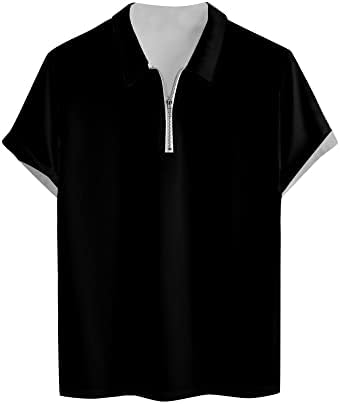 Erkek Düğmeli Sokak T-Shirt Tees Tops Açık Golf Bluz Baskı Giyim Retro Renk Kısa Kollu Gömlek