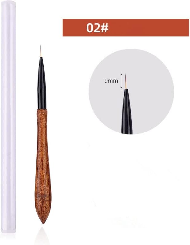 CXDHLK 12 Stil Tırnak resim fırçası Ahşap Yuvarlak Çizim Boyama Düz Kalem Akrilik Uzatma Jel Lehçe Manikür Aracı Tasarım