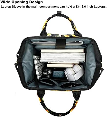 Xunteny Ayçiçeği Kadın Laptop Sırt Çantası, Kolej okul sırt çantası Gizli sakli konusmalar 15.6 İnç Bilgisayar Sırt