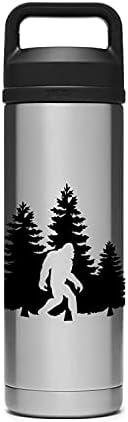 Bigfoot Etiket / Sasquatch Ağaçları Orman Araba Çıkartmaları Çıkartmaları Arabalar için, Dizüstü Bilgisayar (Pencere,