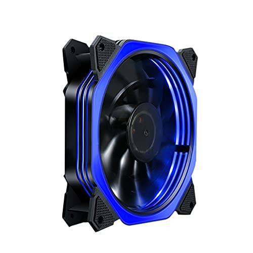 BHVXW 120MM CPU soğutucu RGB Fan 12V bilgisayar kasası Sessiz Soğutma Fanı ile led ışık Sessiz Radyatör PC Fan (Renk: