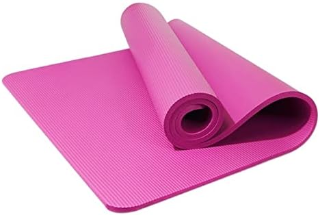 JJ yyds Yoga Mat Tek Renkli Kaymaz Kadın Erkek Acemi Kalınlaşmış Uzun Spor Dansçı Ev Fitness spor çanta 183 * 60 *