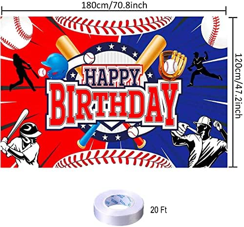 Beyzbol Doğum Günü Partisi Dekorasyon Beyzbol Mutlu Doğum Günü Zemin Beyzbol Fotoğraf Arka Plan Afiş Afiş Beyzbol