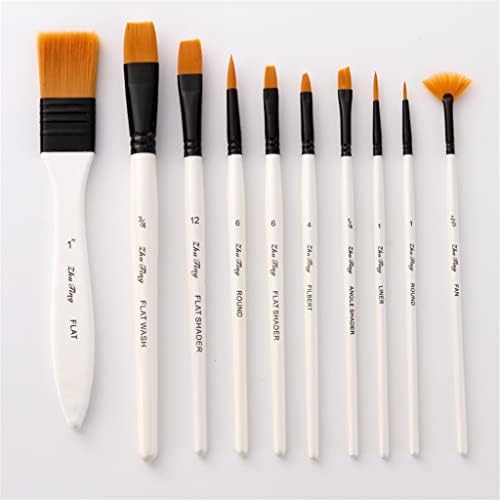 TREXD Boyama Fırçaları Bez çanta seti Profesyonel Sanat Çizim Ahşap Saplı Fırça Kalemler Kırtasiye