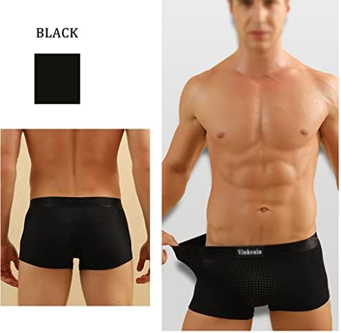 XSION erkek iç Çamaşırı Fizyolojik Büyütme Boxer Külot Manyetik Terapi Sağlık Şort Büyük Kasık 3/5-Packs