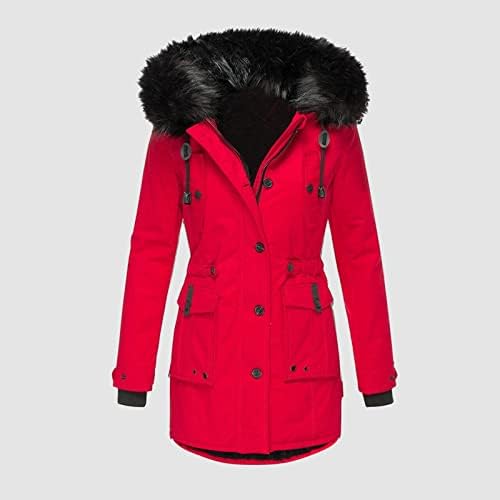 Kadınlar için kış Giysileri Artı Boyutu Günlük Kış Ceket Yaka Yaka Uzun Kollu Ceket Vintage Kalınlaşmak Ceket Ceket