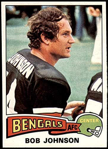 1975 Topps 412 Bob Johnson Cincinnati Bengals (Futbol Kartı) NM/MT Bengals Tennessee