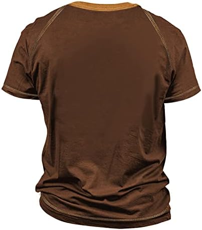 DuDubaby Yumuşak T Shirt Erkekler için Hediyeler Koca için erkek tişört Retro Kısa Kollu Yuvarlak Boyun Mektup Baskı