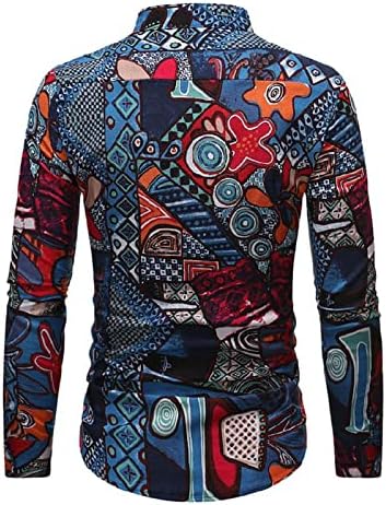 Erkek Hipster Casual Slim Fit Düzensiz Uzun Kollu Düğme Aşağı Elbise Gömlek Kas Bluz Kazak Jumper Tişörtü