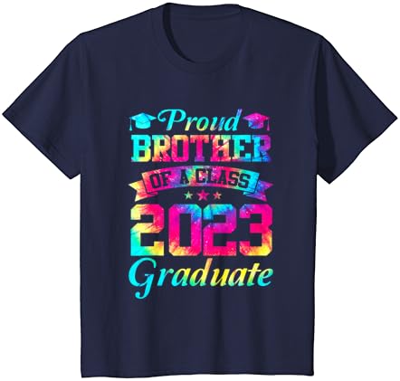 Bir Sınıfın Gururlu Kardeşi 2023 Mezunu Batik Kıdemli 23 Tişört